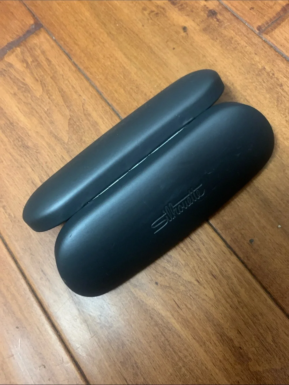 Silhouette Empty Eyeglass case made in Italy with some scuff marks